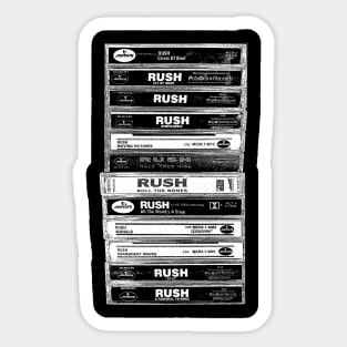 Rush Band Cassette Album Sticker